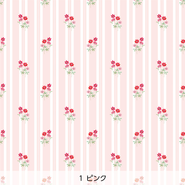 シール壁紙・chapeonyaのアネモネ(ピンク)