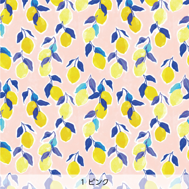 シール壁紙・chapeonyaの檸檬(ピンク)