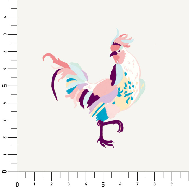 シール壁紙・chapeonyaのにわとりパステル実寸サイズ表