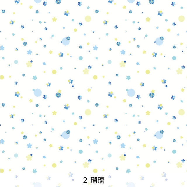 シール壁紙・chapeonyaの色は匂へど(瑠璃)