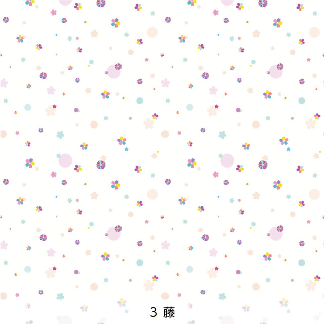 シール壁紙・chapeonyaの色は匂へど(藤)