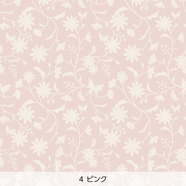 シール壁紙・chapeonyaの開花(ピンク)