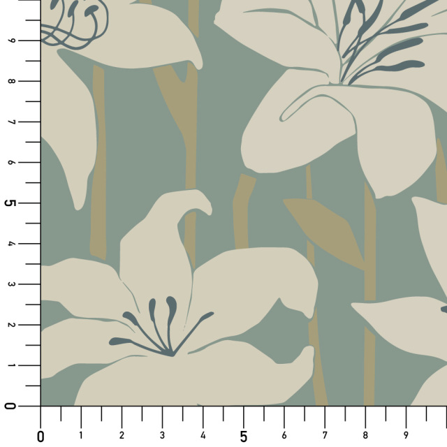 シール壁紙・OkuのAmaryllis実寸サイズ表