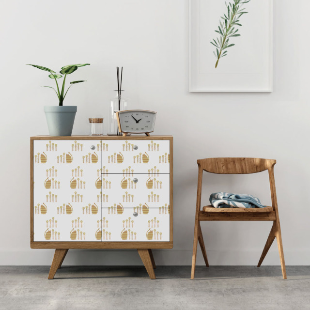 リメイクシート・tomoko arakawaの縞猫とお花