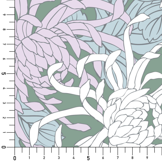 リメイクシート・tomoko arakawaの菊花繚乱実寸サイズ表