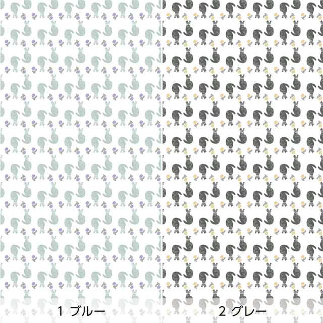 リメイクシート・tomoko arakawaの猫と鳥（バリエーション1）