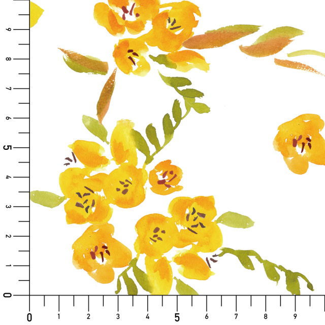 デザイン障子紙・tomoko arakawaのフリージア実寸サイズ表