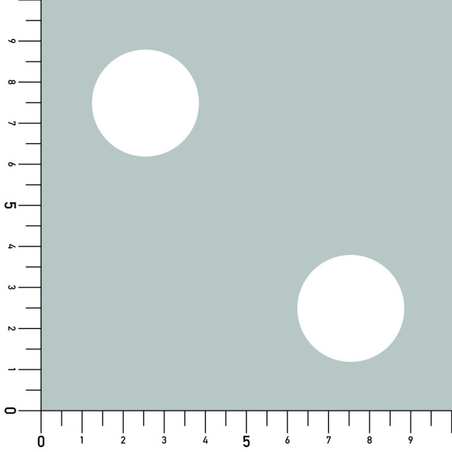 シール壁紙・tomoko arakawaのパステルカラーのドット実寸サイズ表