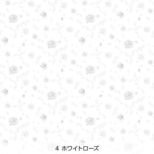 シール壁紙・nijiirolopのバラの便り(ホワイトローズ)