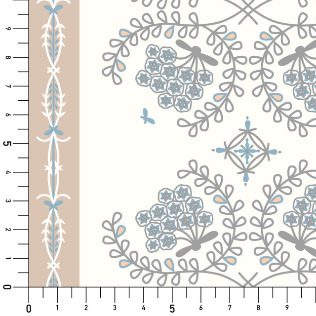 シール壁紙・Mayumi materiaaliの4つの花束実寸サイズ表