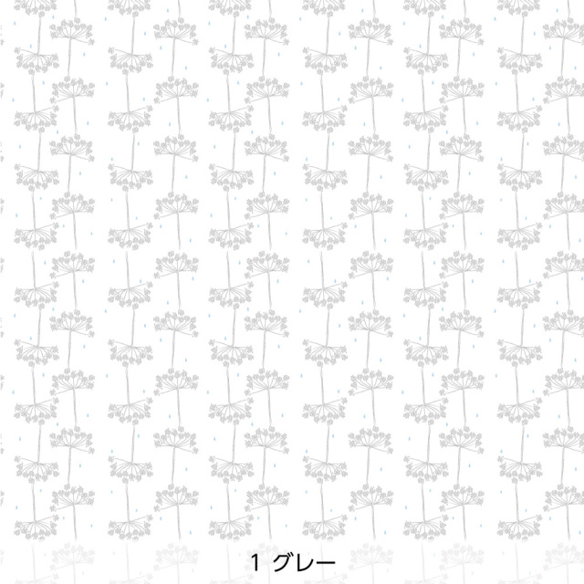 シール壁紙・Mayumi materiaaliの木と雨(グレー)