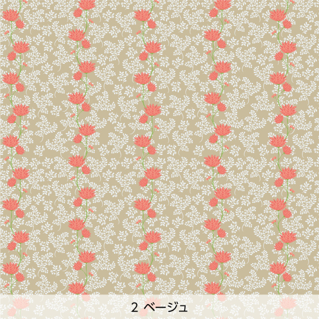 シール壁紙・Mayumi materiaaliのオキナグサ(ベージュ)