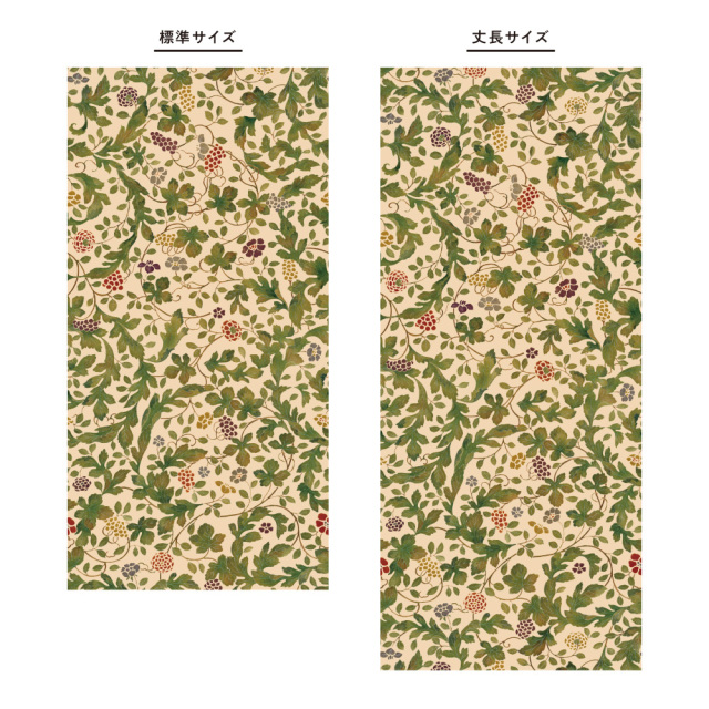 ふすま用リメイクシール・いろはなの葡萄唐花（デザイン2）
