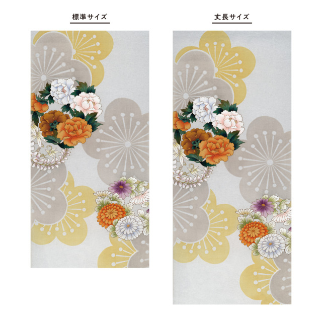 ふすま用リメイクシール・いろはなの花円（デザイン2）