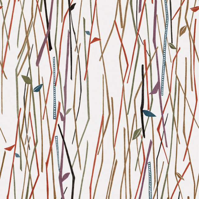 ふすま用リメイクシール・いろはなの霜月（デザイン1）