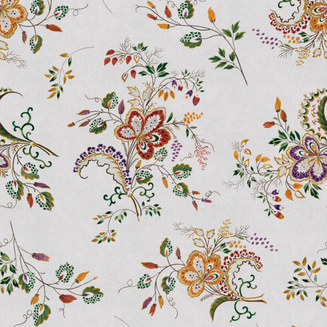 ふすま用リメイクシール・いろはなの花束（デザイン1）