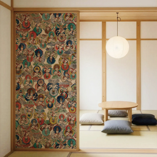 ふすま用リメイクシール・いろはなの安寧