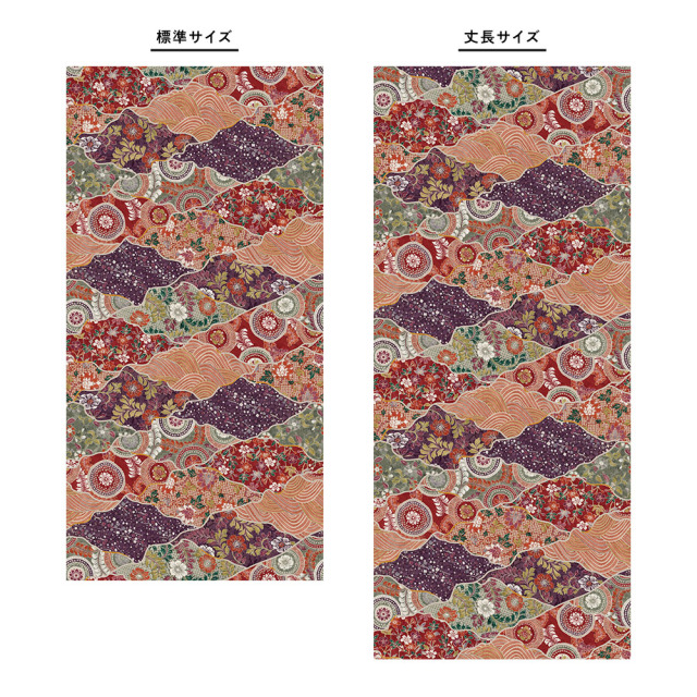 ふすま用リメイクシール・いろはなの夢うらら（デザイン2）