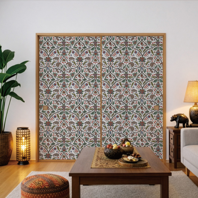 ふすま用リメイクシール・いろはなの天花