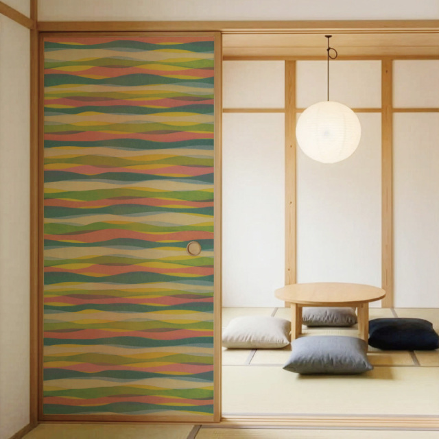 ふすま用リメイクシール・いろはなの悠遠