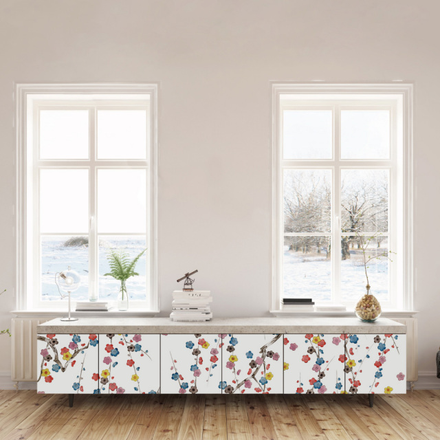 個性的でお洒落な木版画染め　1F棚 YAYOI KUSAMA Furniture by graf｜青幻舎 SEIGENSHA Art