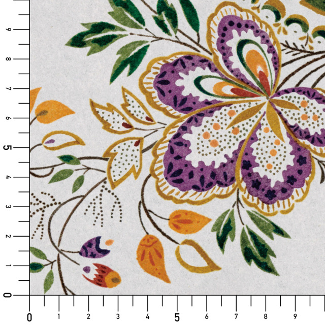 デザイン障子紙・いろはなの花束実寸サイズ表