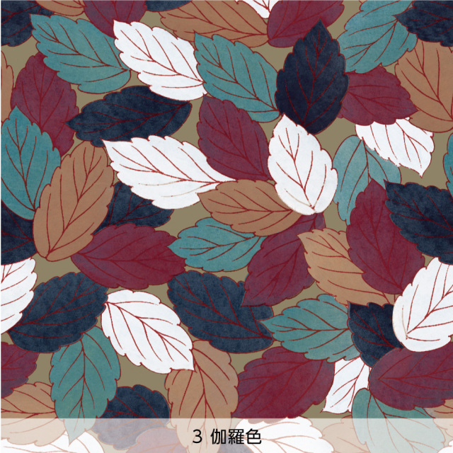 シール壁紙・いろはなの落葉(伽羅色)