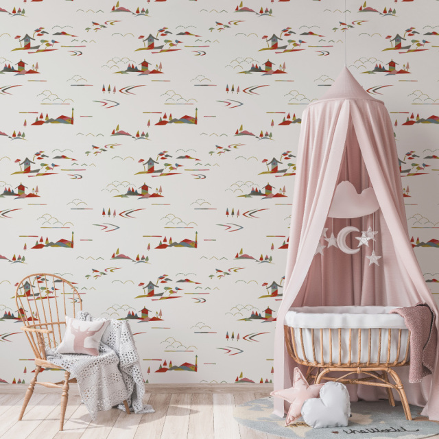 シール壁紙・いろはなの情景