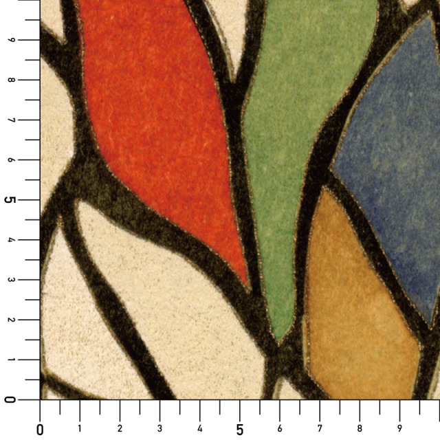 シール壁紙・いろはなの葉積実寸サイズ表