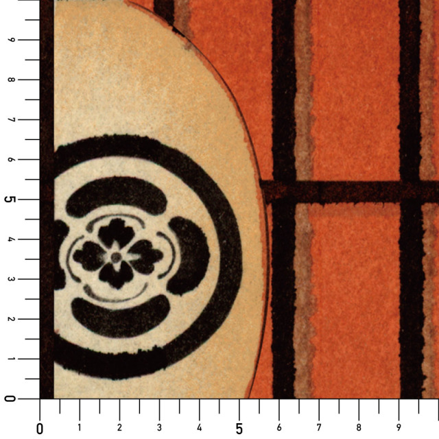 シール壁紙・いろはなの家紋提灯サイズ実寸表