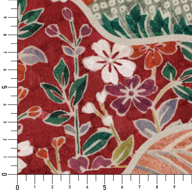 シール壁紙・いろはなの夢うらら実寸サイズ表