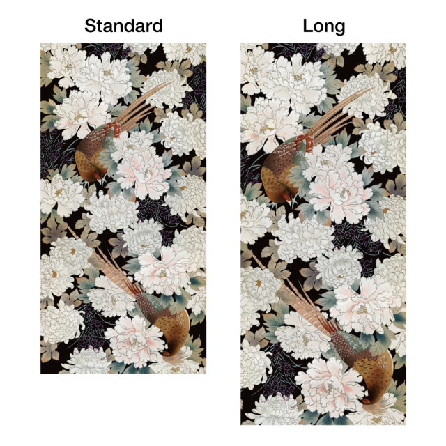 Kiji to hakubotan Design Variations by Size