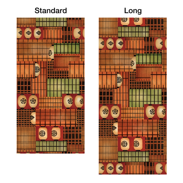 Kamon chochin Design Variations by Size