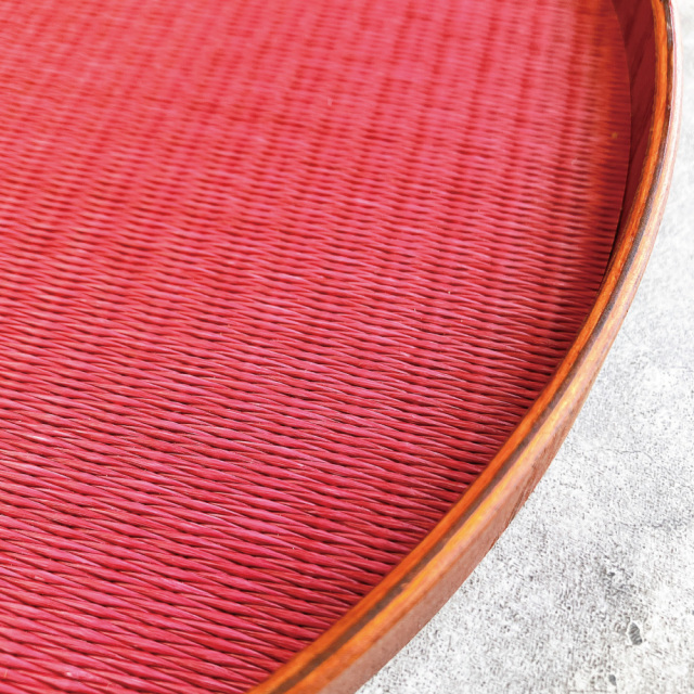 畳のおぼん・畳目地拡大写真