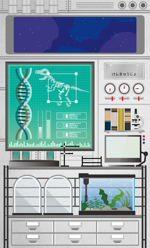 職業体験ウォールステーッカージョブろっか・博士セット商品画像