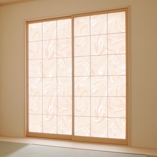 デザイン障子紙・マーブルのコージー