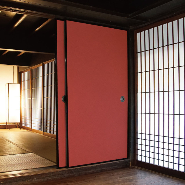 ふすま用リメイクシール・伝統色の銀朱