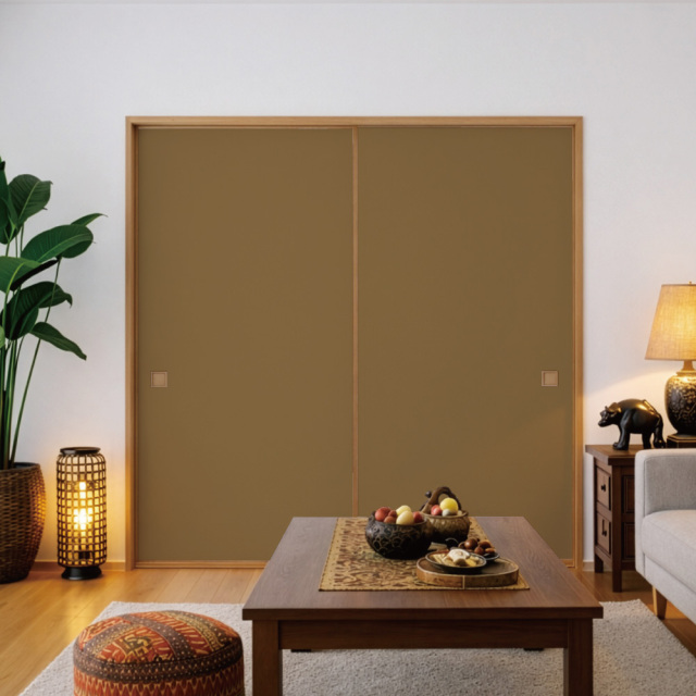 ふすま用リメイクシール・伝統色の朽葉色