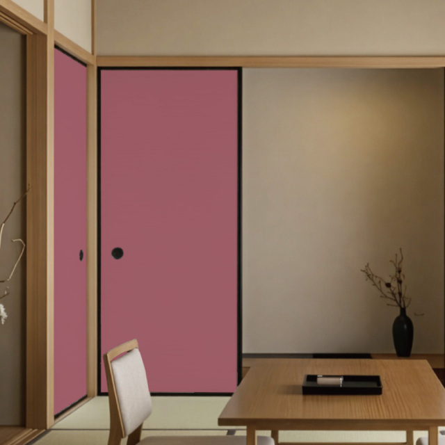 ふすま用リメイクシール・伝統色の長春色