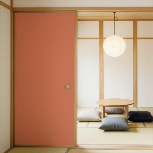 ふすま用リメイクシール・伝統色の東雲色