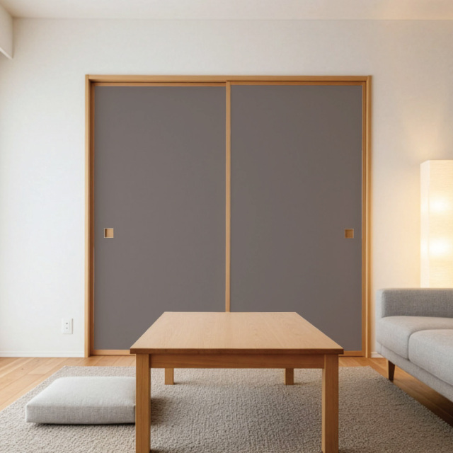 ふすま用リメイクシール・伝統色の煤色