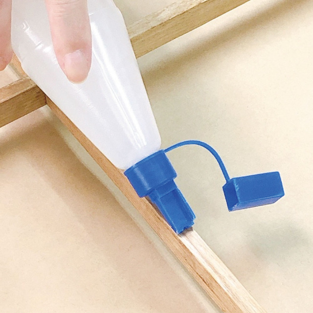 ハケがいらない障子紙ののり・使用例