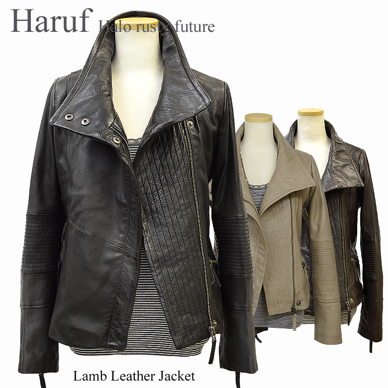 本革 レザージャケット レディース l3072