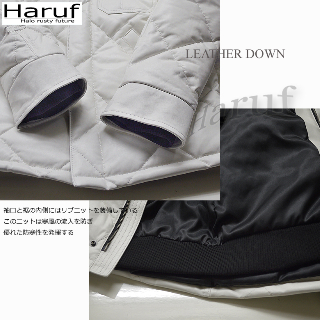ダウンジャケット メンズ 本革 03whi6