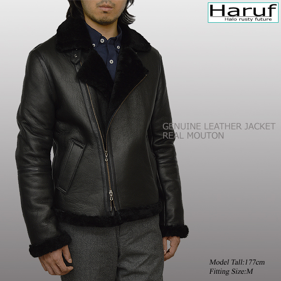 本物 ムートンコート ムートンジャケット メンズ 07bkmod2