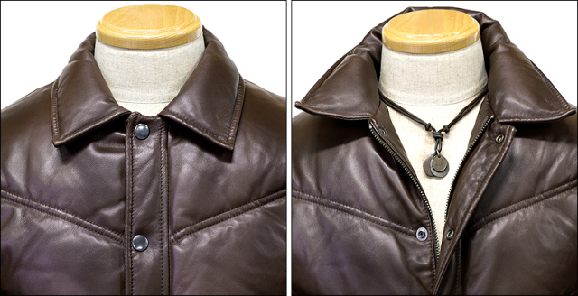 本革 ダウンジャケット メンズ 07dbrs2