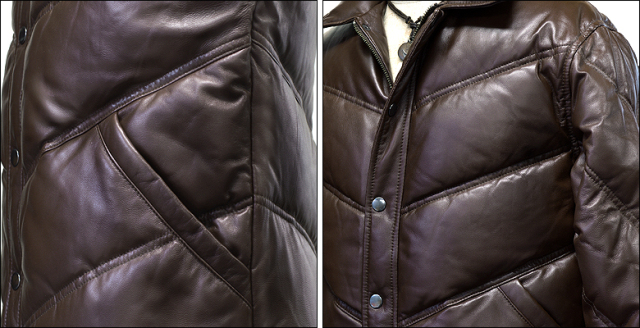 本革 ダウンジャケット メンズ 07dbrs3