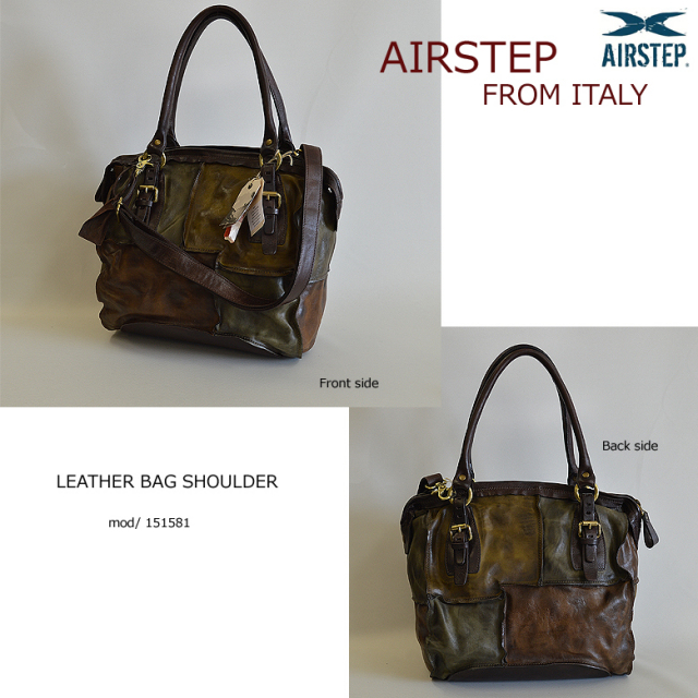 イタリア製 レザーバッグ レザーショルダーバッグ AIRSTEP AS98