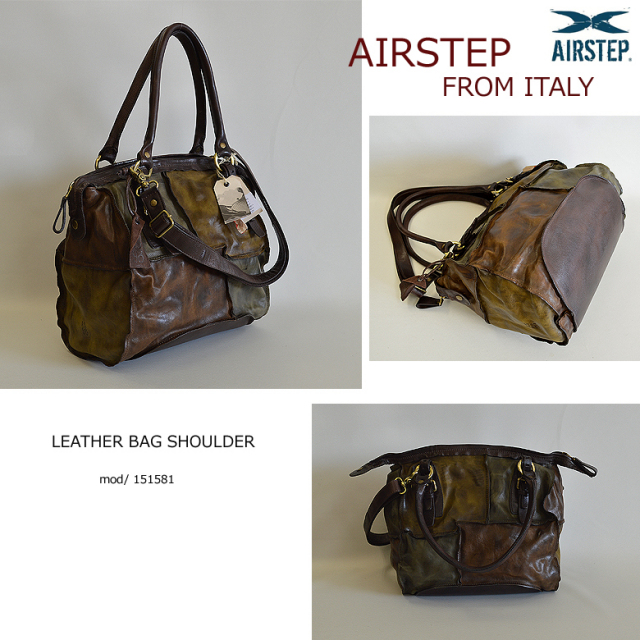 イタリア製 レザーバッグ レザーショルダーバッグ AIRSTEP AS98 本革