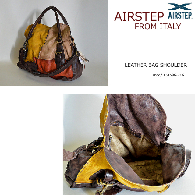 イタリア製 ビンテージバック AIRSTEP イタリア製 レザーバッグ ショルダーバッグ 斜めがけ